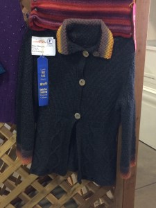 I won a blue ribbon for a sweater I made for myself!